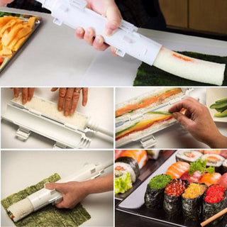 Home Kitchen Manual Roll Sushi Making Tools Practical PP Cylindrical Barrel DIY Sushi Mold Gadgets Drop Shipping Drop Shipping