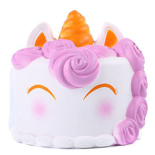 Squishies Slow Rising Jumbo White Unicorn Mousse Cake